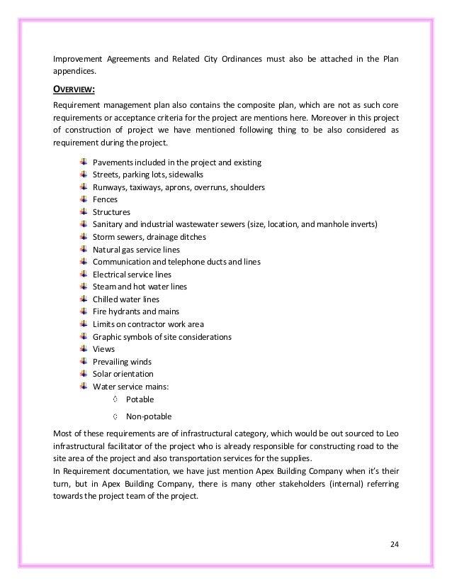 Project management plan house construction Project management plan house construction